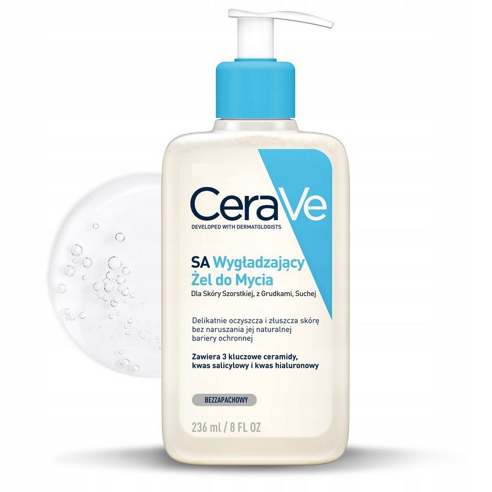 cerave sa smoothing cleansing gel 236ml CeraVe SA Smoothing Cleansing Gel 236ml