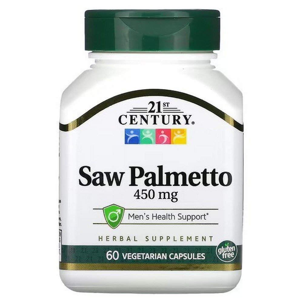 21st century saw palmetto saw palmetto berries 450 mg 60 vegetable capsules 21st Century Saw Palmetto – 60 Capsules