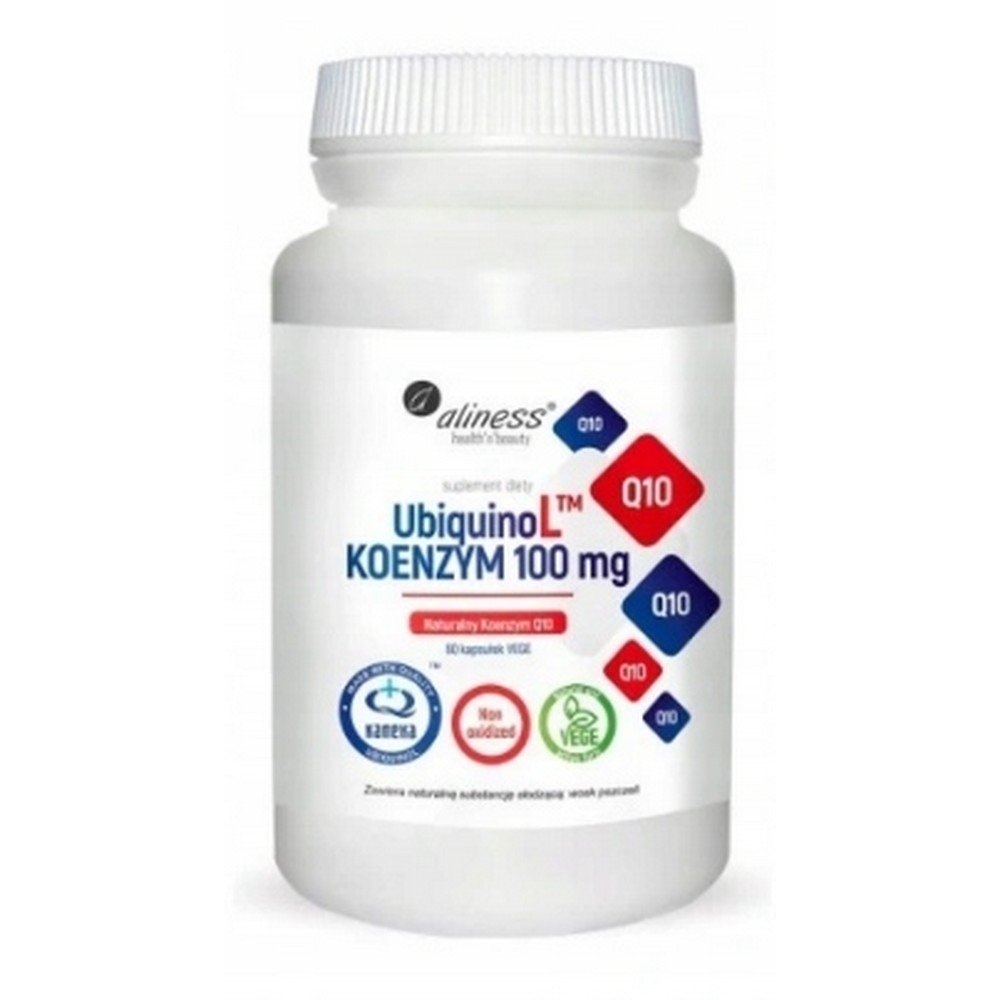 alines ubiquinol coenzyme q10 100mg 60 capsules Aliness Ubiquinol Coenzyme Q10 100 mg 60 Capsules