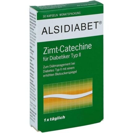 ALSIDIABET Zimt Catechine F. Diab. Type II Capsules 30 Pieces