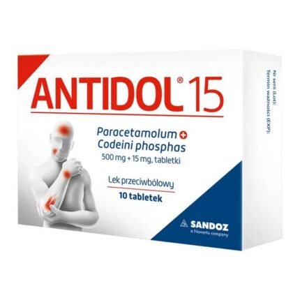 Antidol 15 (500 mg + 15 mg) Tablets 10 pcs