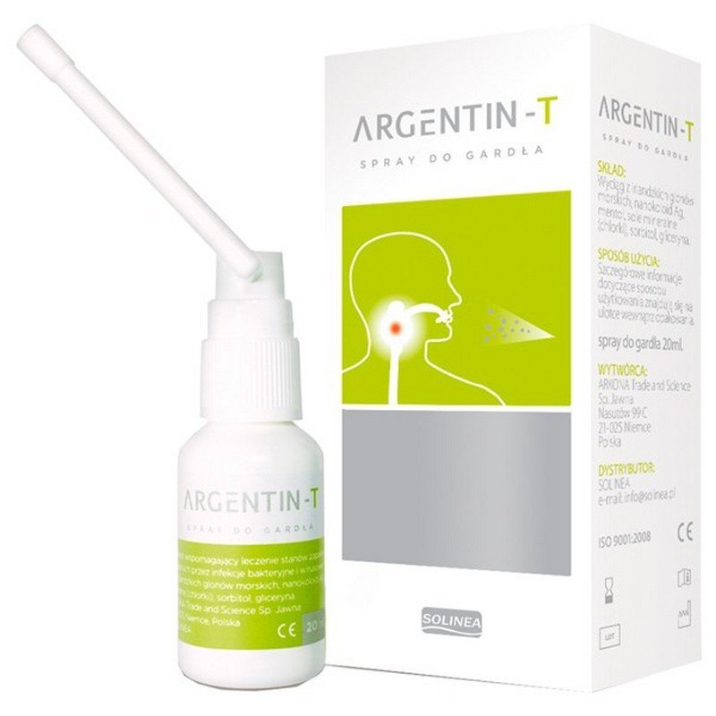 argentin t throat spray 20ml Argentin-T throat spray 20 ml