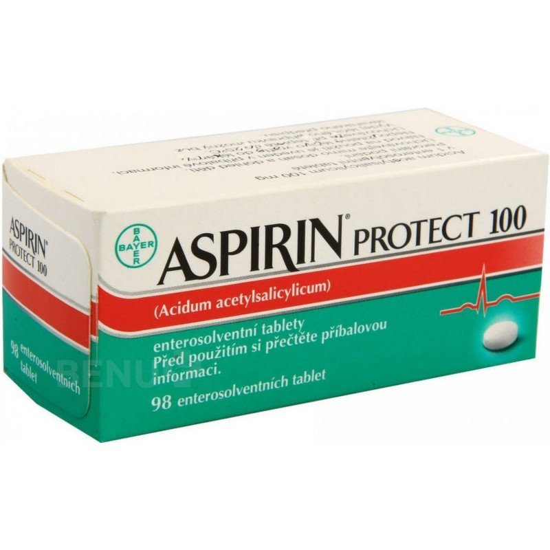aspirin protect 100 portblent 98 x 100 mg Aspirin Protect 100 mg enteric-coated tablets 98 pcs