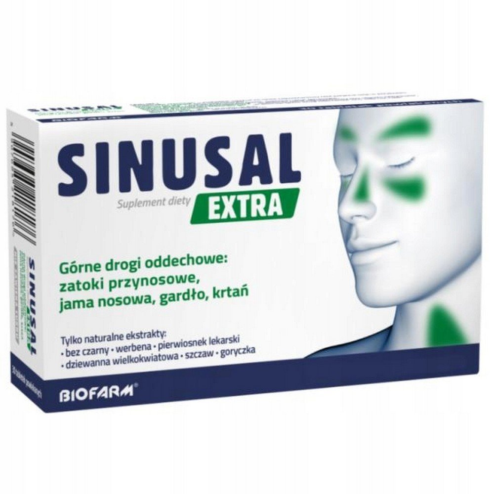 biofarm sinusal extra 60 pcssinusal extra 60 szt Biofarm Sinusal Extra 60 Tablets