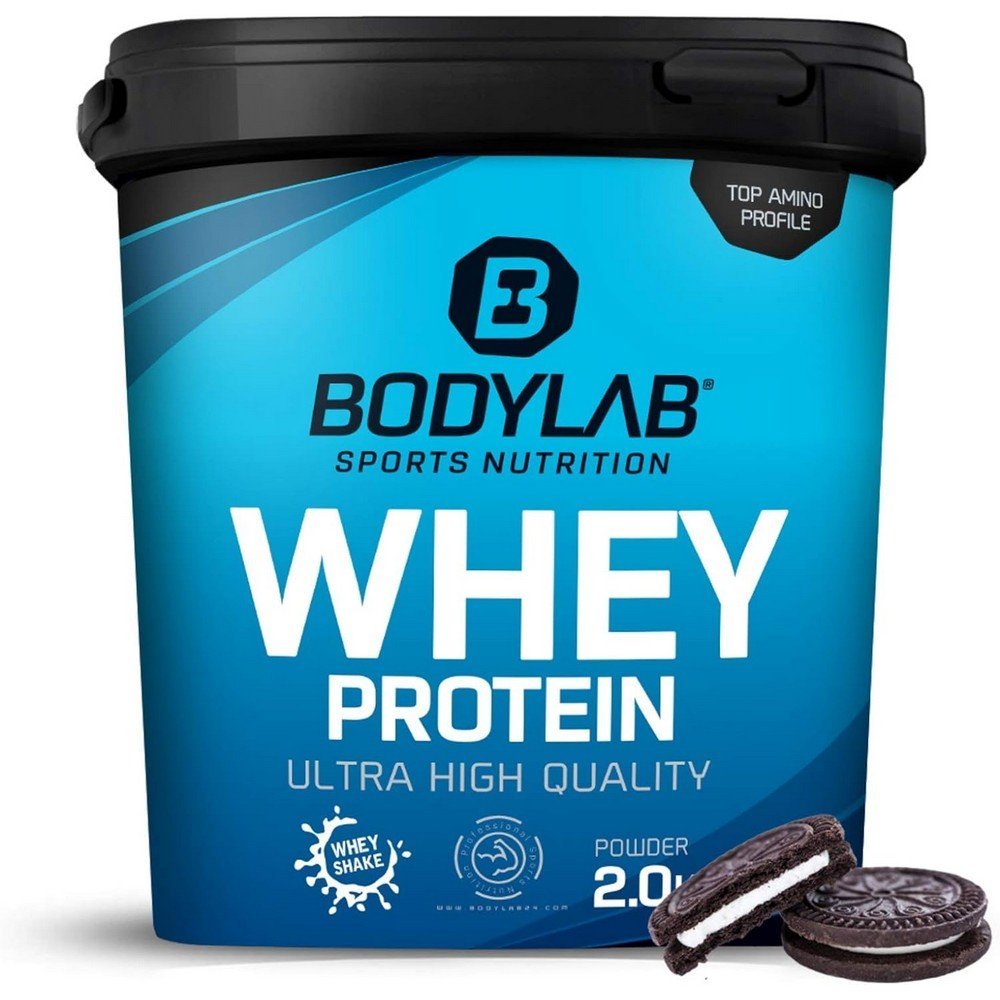 bodylab24 whey protein cookies and cream 2 kg Bodylab24 Whey Protein Cookies & Cream – 2 kg