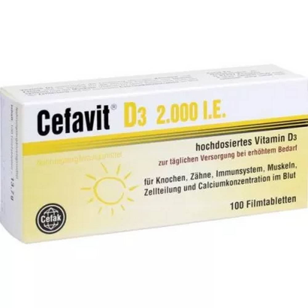 cefavit d3 2000 ie tablets 100 pcs Cefavit D3 2000 IU Tablets 100 Pieces