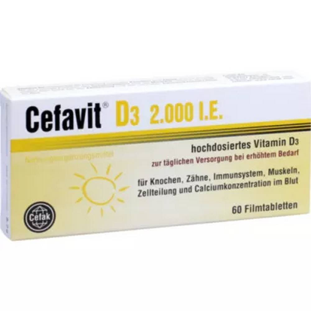 cefavit d3 2000 ie tablets 60 pcs Cefavit D3 2000 IU Tablets 60 Pieces