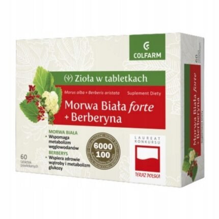 Colfarm White Mulberry Forte + Berberine 60 Tablets