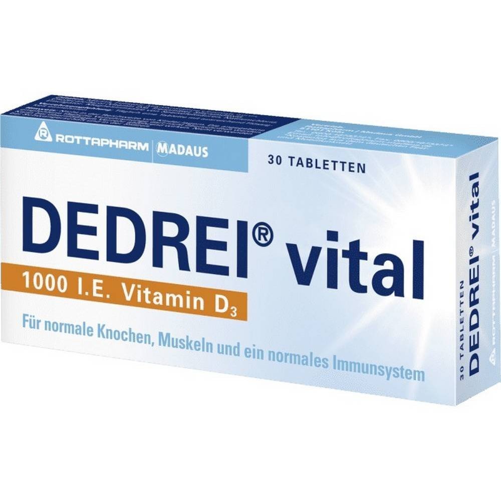 dedrei vital tablets 30 pcs DEDREI Vital tablets, 30 pcs