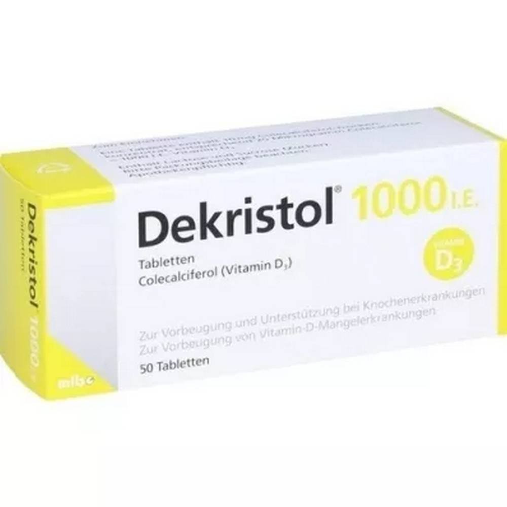 dekristol 1000 ie tablets 50 pcs DEKRISTOL 1,000 I.E. Tablets, 50 pcs