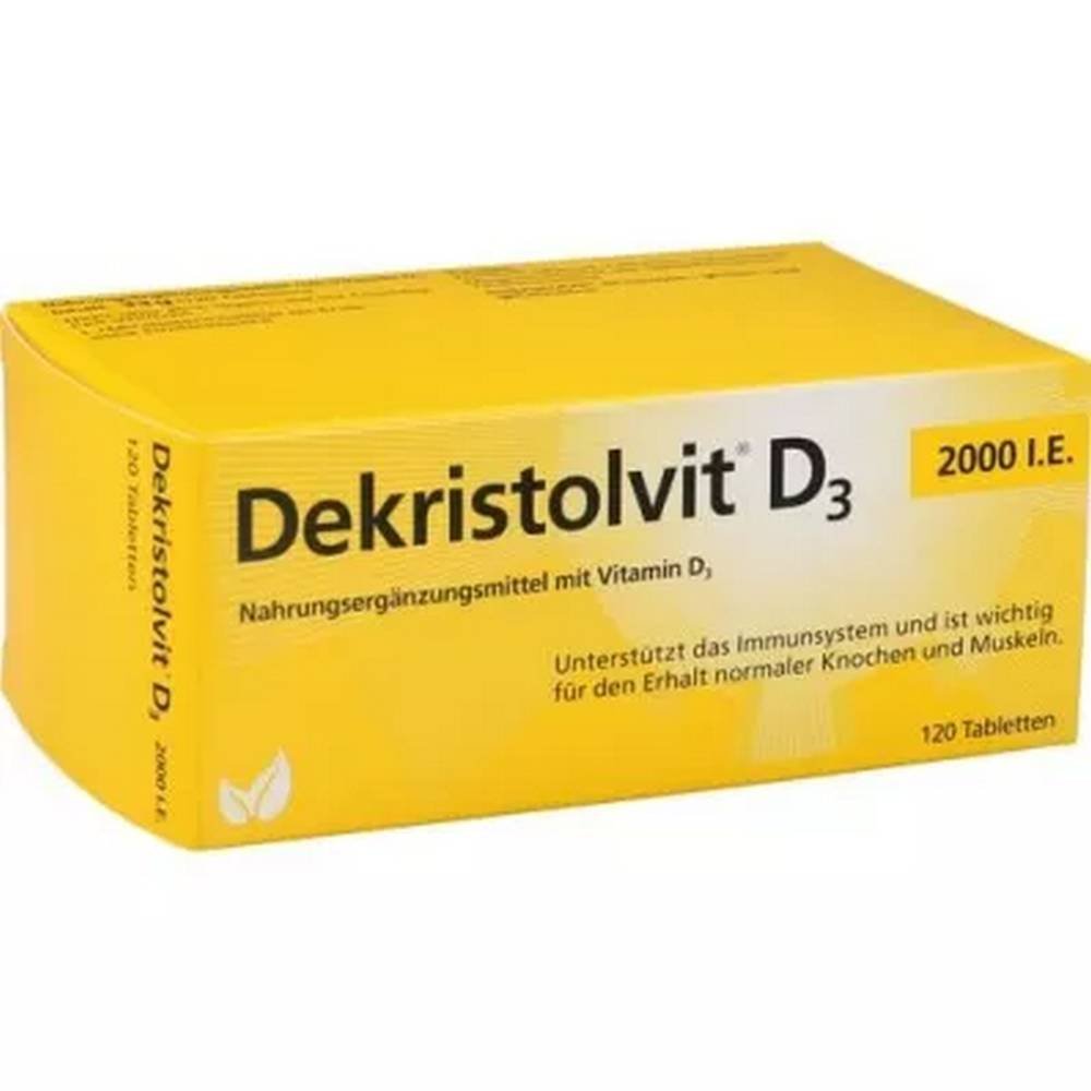 dekristolvit d3 2000 tablets 120 pcs Dekristolvit D3 2000 Tablets 120 Pieces