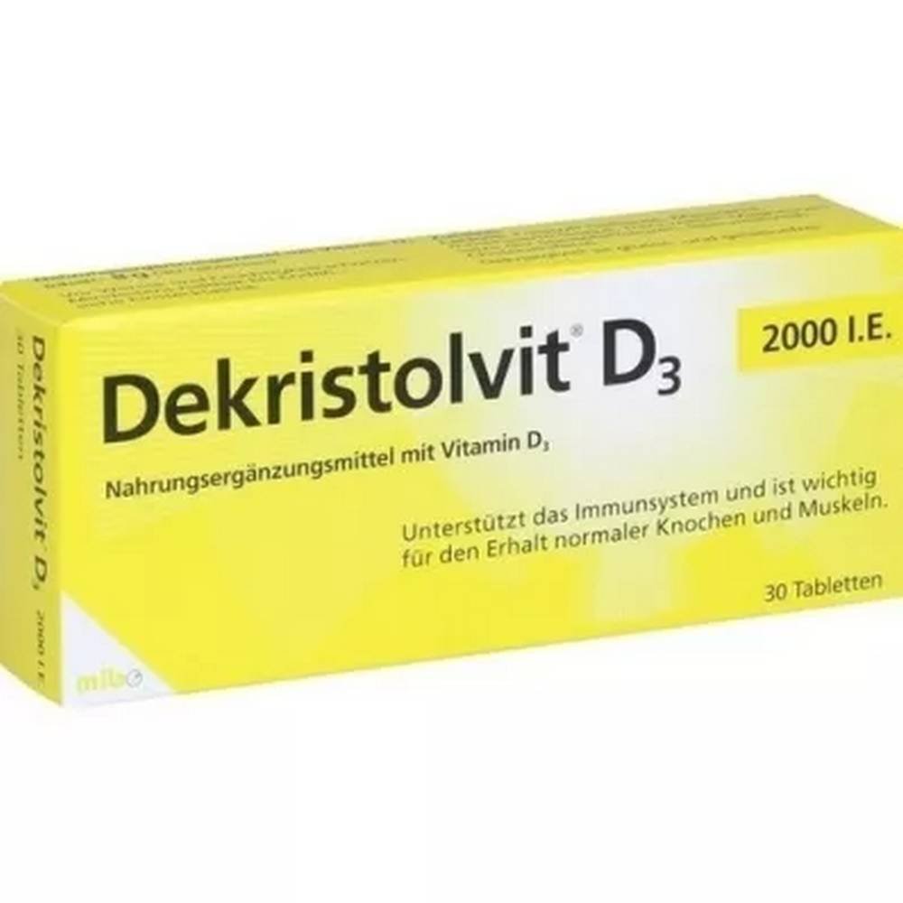 dekristolvit d3 2000 tablets 30 pcs Dekristolvit D3 2000 Tablets 30 Pieces