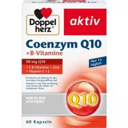 Doppelherz Coenzyme Q10 + B Vitamins Capsules 60 Pieces