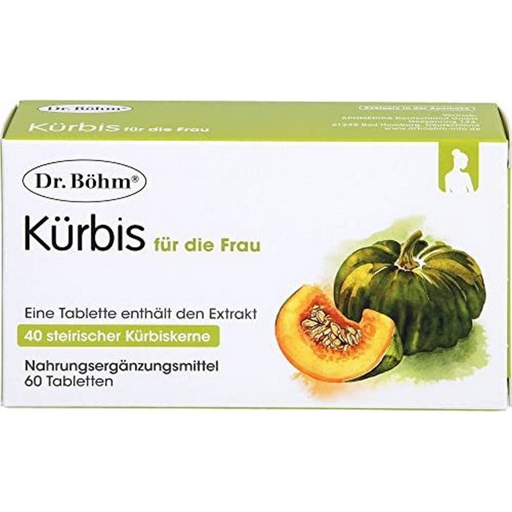 dr bohm pumpkin tablets for women 60 pieces Dr. Böhm Kürbis Tabletten für Frauen 60 Stück
