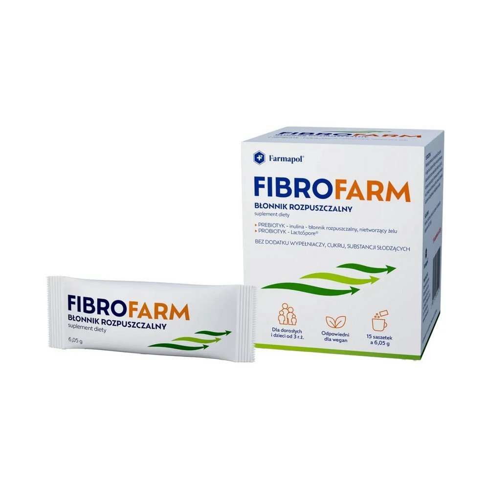 fibrofarm soluble fiber 15sasz Fibrofarm Soluble Fiber 15 Sachets