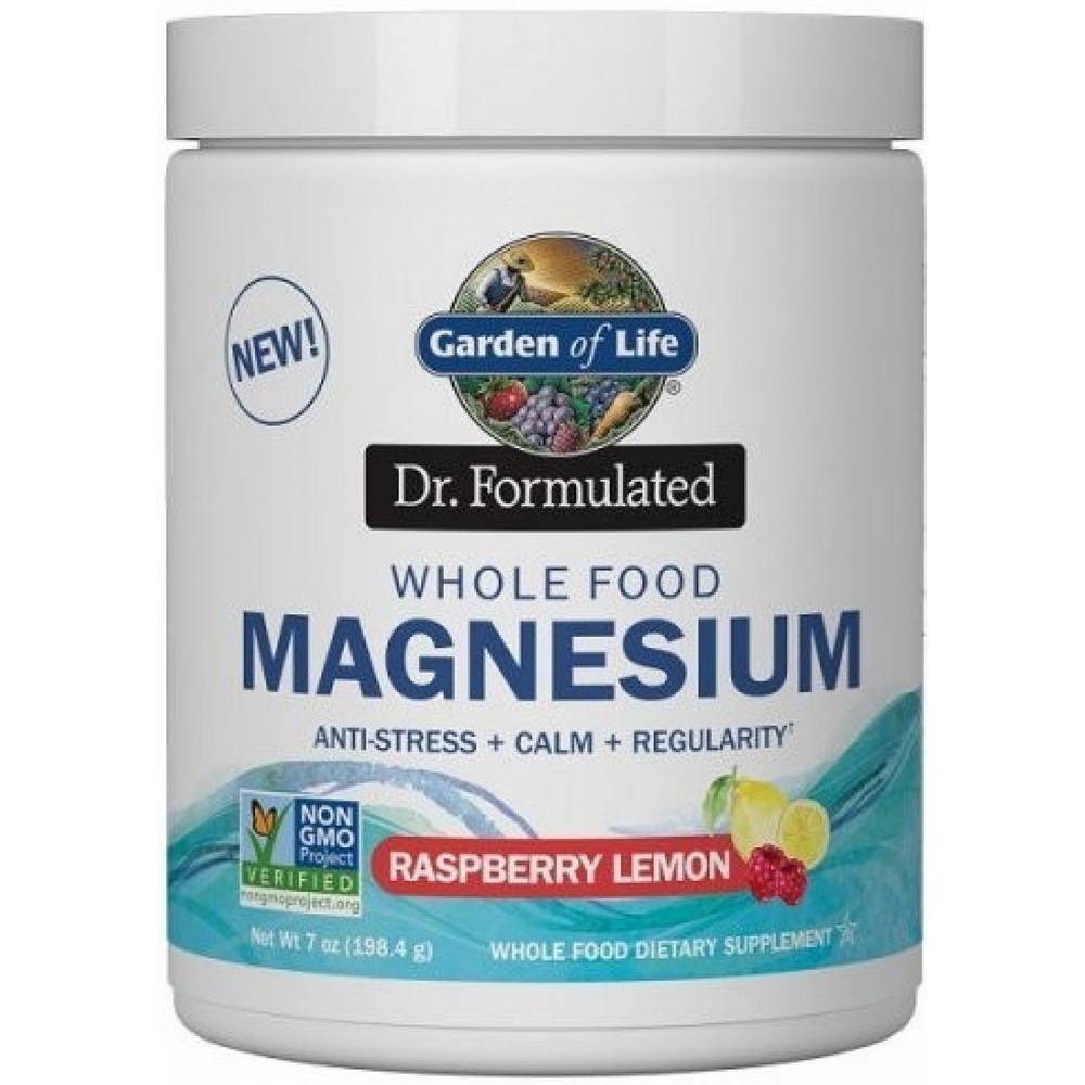 garden of life magnesium dr formulated horcik malina citron 1984 g Garden of Life Magnesium Raspberry Lemon 198.4 g