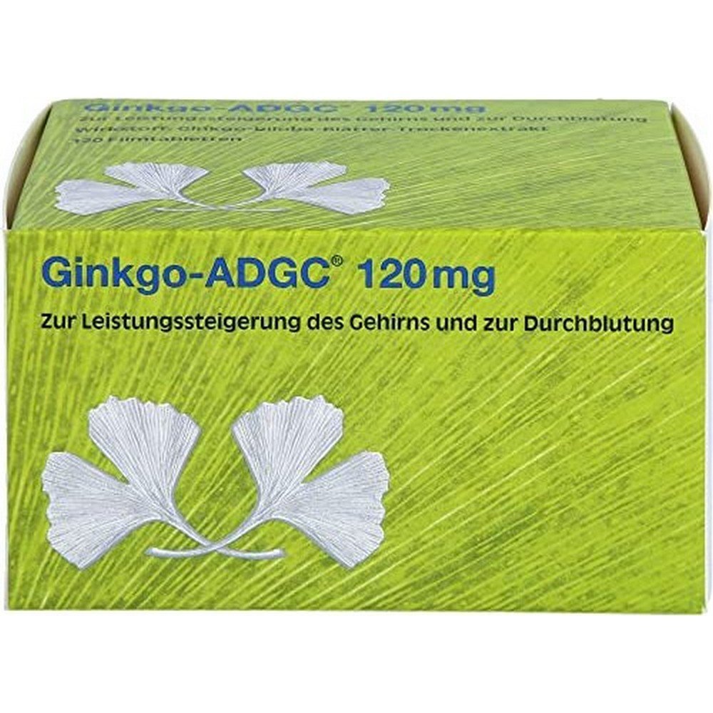ginkgo adgc 120mg film coated tablets 120 pieces Ginkgo ADGC 120mg Film-Coated Tablets 120 pcs
