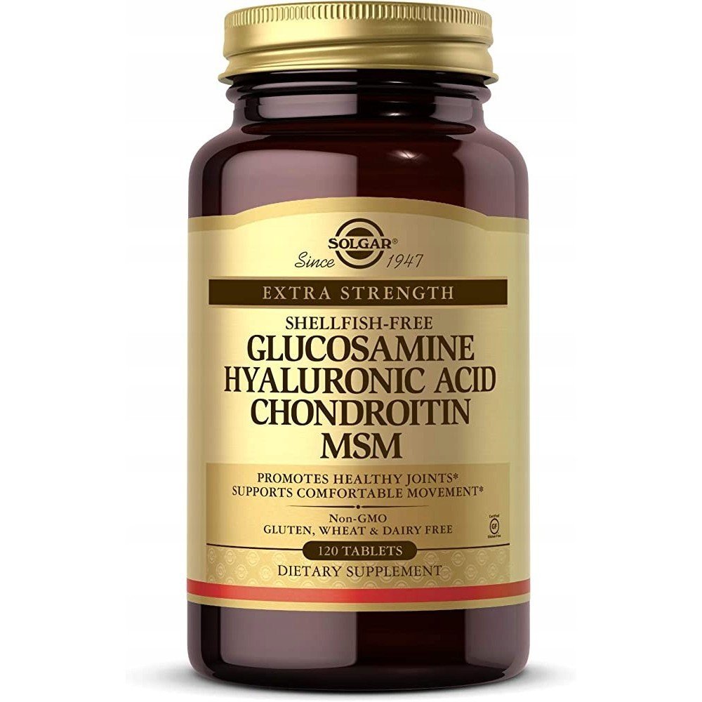 glucosamine hyaluronic acid msm 120 tabl solgar Solgar Glucosamine Hyaluronic Acid MSM 120 Tablets