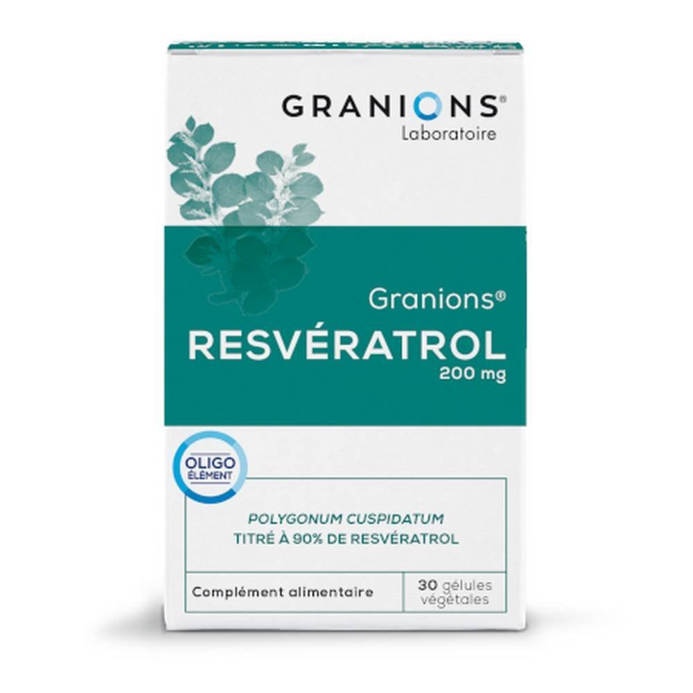 granions resveratrol 200 mg 30 Granions Resveratrol 200 mg – 30 Capsules