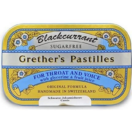 Grether's Pastillen Blackcurrant zuckerfrei 440g