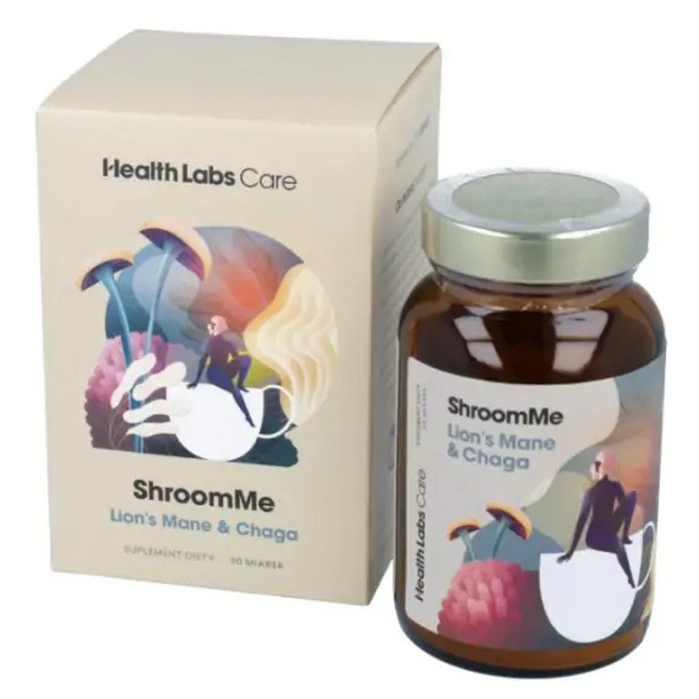 health labs care shroomme lions mane and chaga 90 dawek Health Labs Care ShroomMe Lion’s Mane & Chaga 90 Servings