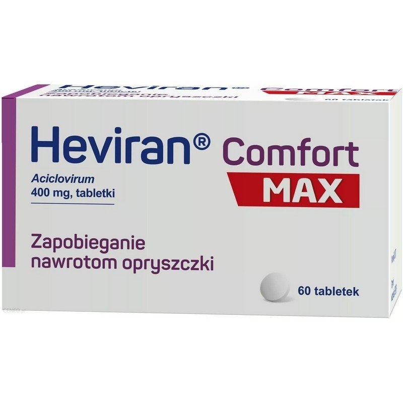 heviran comfort max 400 mg 60 tabl Heviran Comfort Max 400 mg tablets 60 pcs