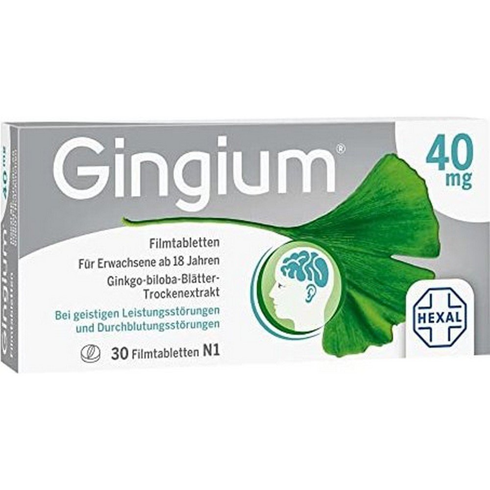 hexal gingium 40mg film coated tablets 30 pieces Hexal Gingium 40mg Film-Coated Tablets 30 pcs