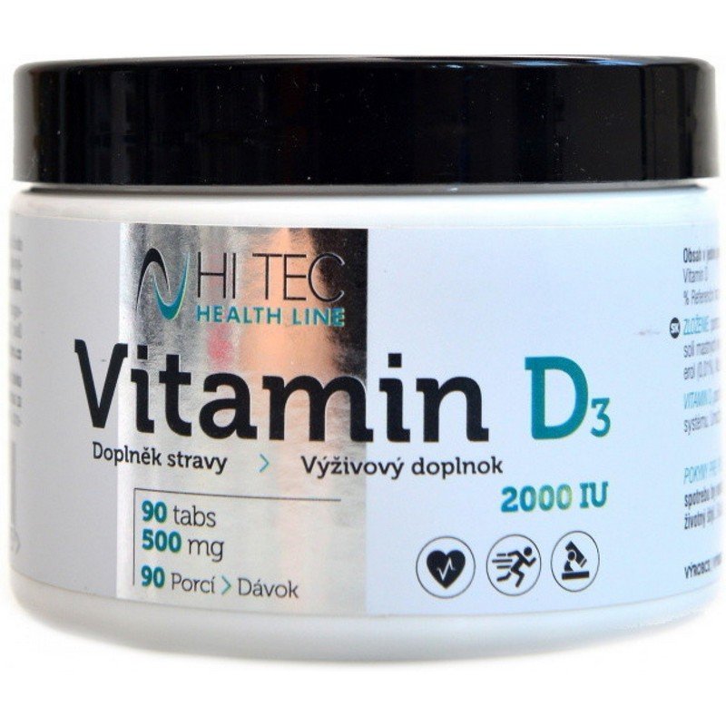 hitec health line vitamin d3 2000 iu 90 tab HiTec Health Line Vitamin D3 2000 IU 90 tab