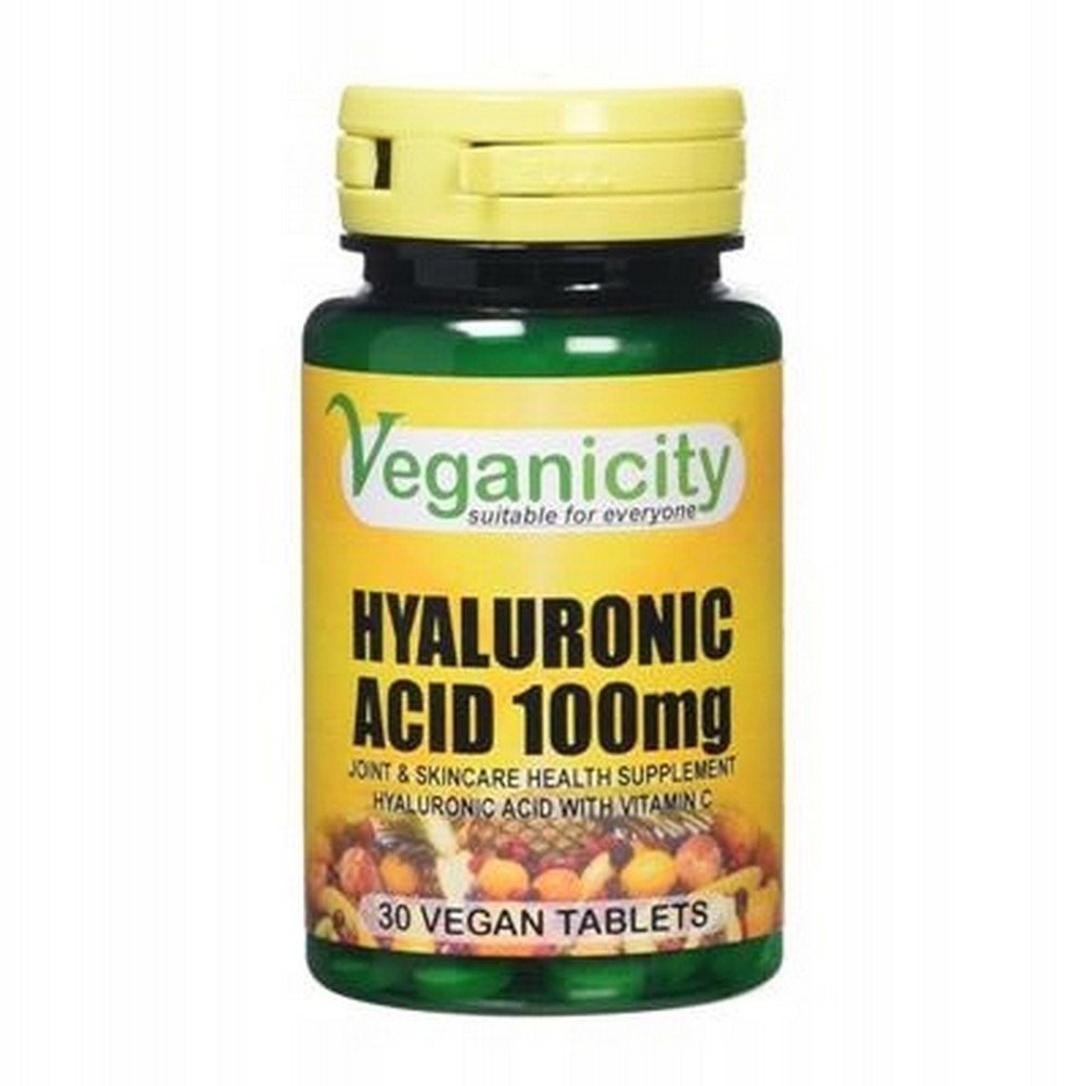 hyaluronic acid 100 mg tablets 30 pcs veganicity Veganicity Hyaluronic Acid 100 mg Tablets 30 Pieces