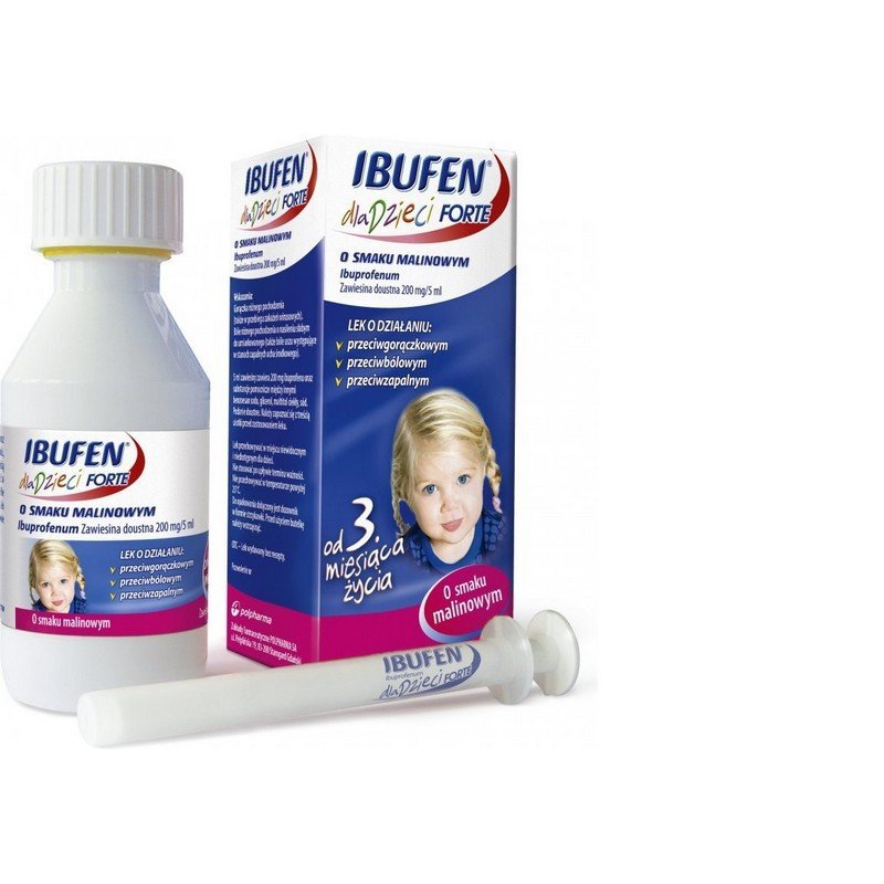 ibufen d children forte raspberry 02 g 40 ml Ibufen for Children Forte Raspberry 200 mg/5 ml suspension 40 ml