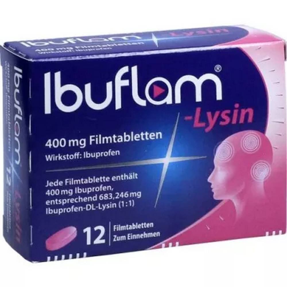 ibuflam lysin 400 mg 12 pcs IBUFLAM-Lysin 400 mg — 12 pcs