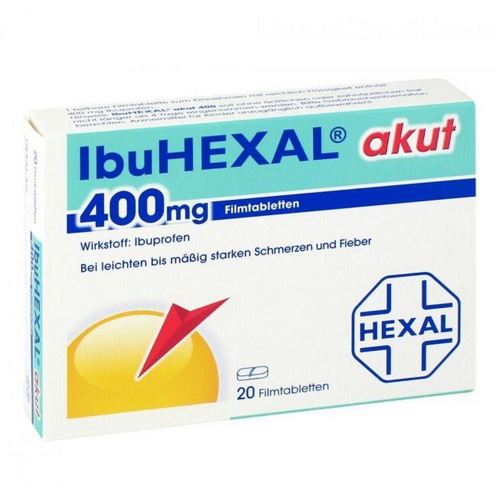 ibuhexal acute 400 film coated tablets 20 pcs Ibuhexal Acute 400 mg Film-Coated Tablets 20 pcs