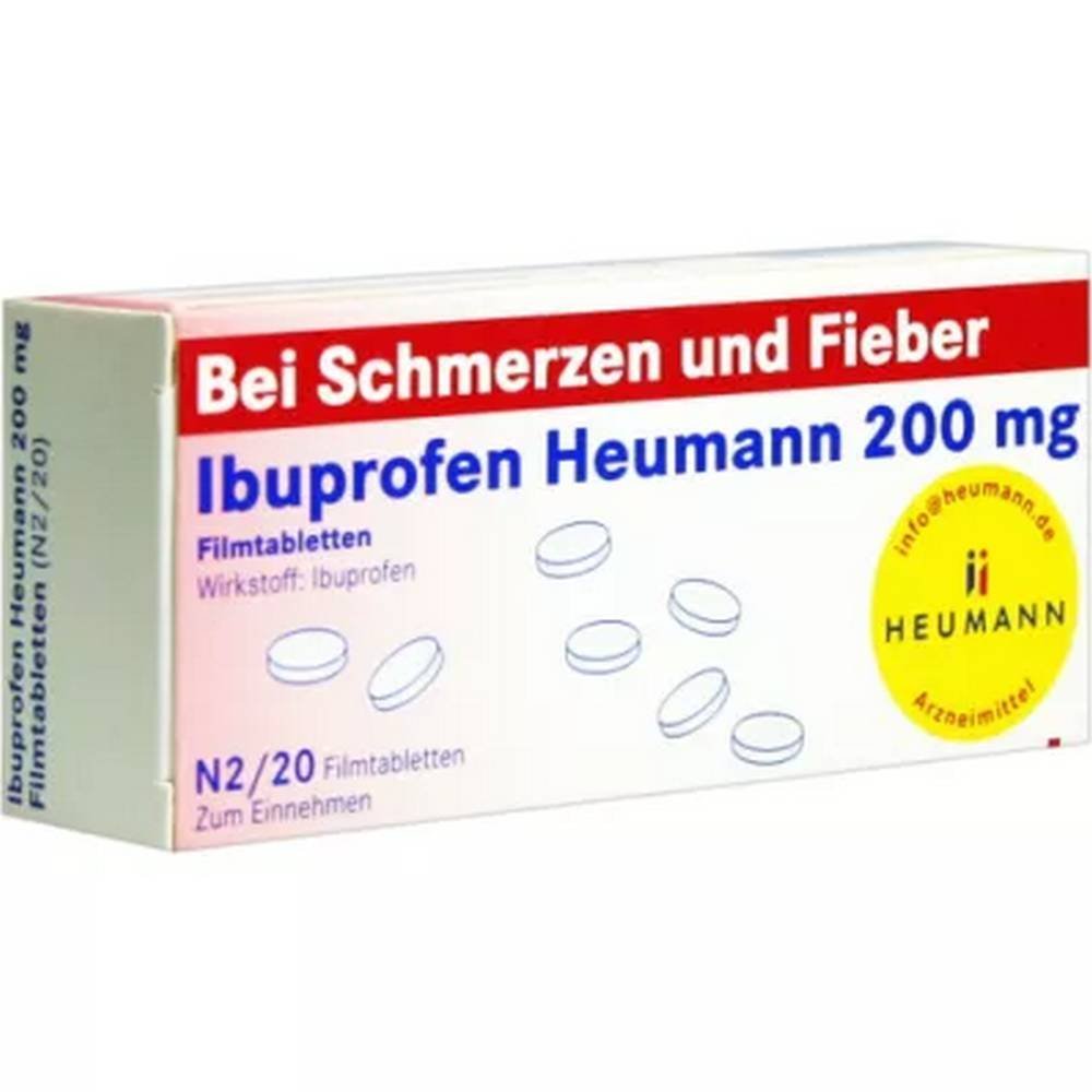ibuprofen heumann 200 mg 20 pcs IBUPROFEN Heumann 200 mg — 20 pcs
