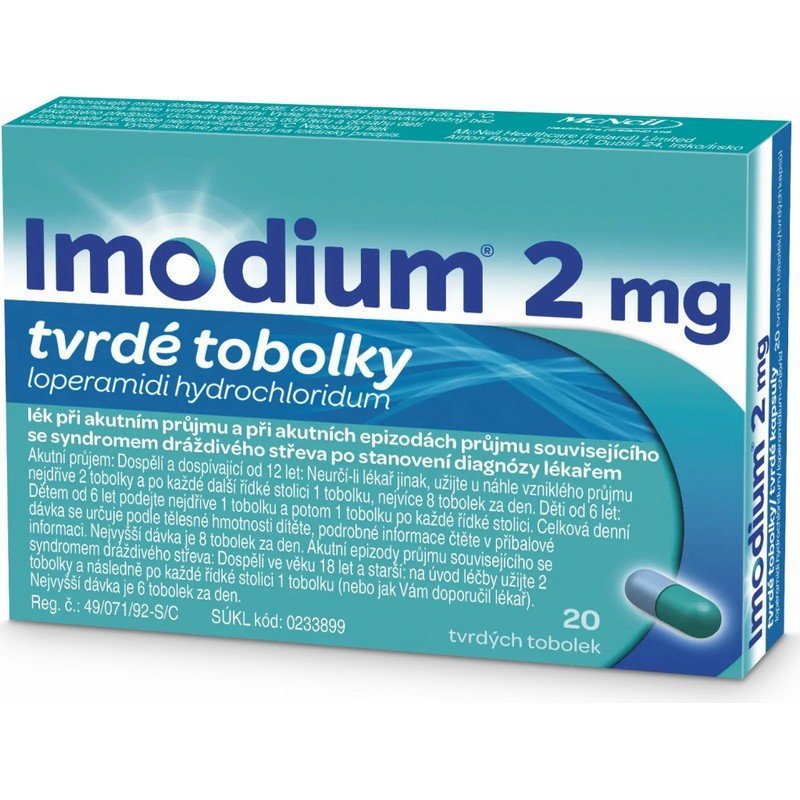 imodium porcpsdur 20 x 2 mg Imodium 2 mg capsules 20 pcs