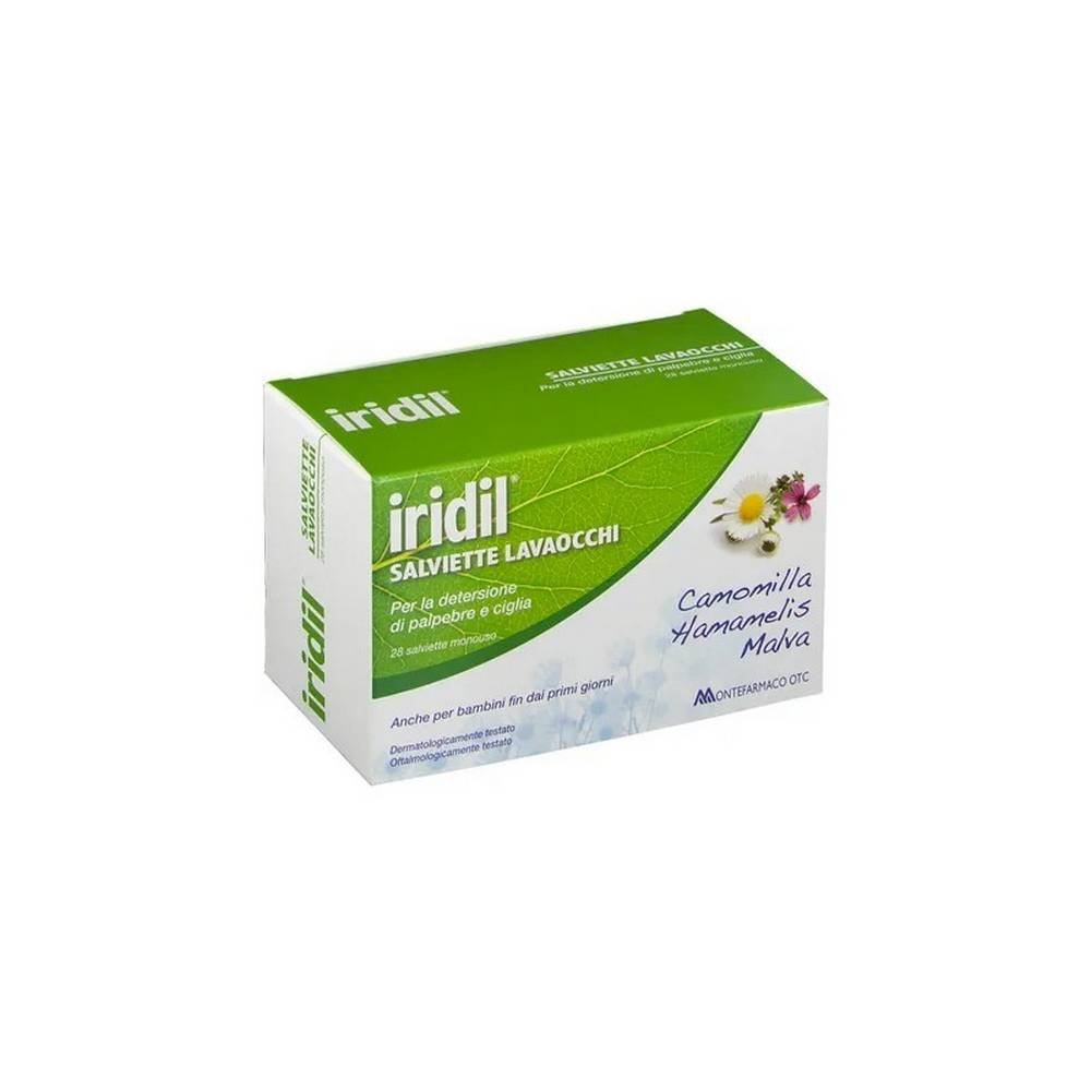 iridil 28 eyelid cleansing wipes Iridil Reinigungstücher für Augenlider 28 Stück