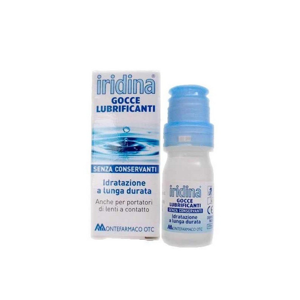 iridina gocce per occhi lubrificanti 10 ml iridina Iridina Lubricant Eye Drops, 10 ml — Iridina