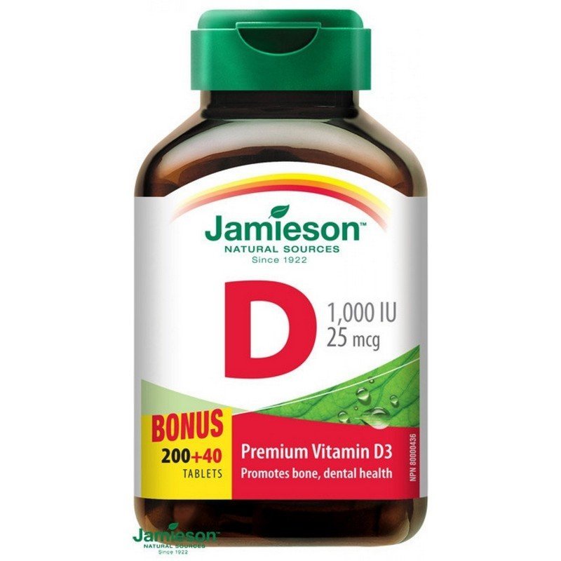 jamieson vitamin d3 1000 iu 240 tab Jamieson Vitamin D3 1000 IU 240 tab