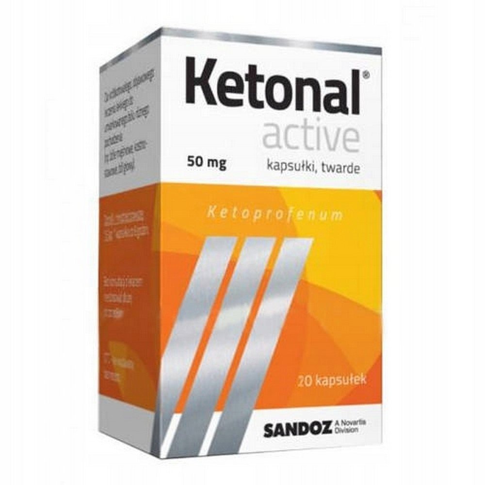 ketonal active painkiller anti inflammatory antipyretic 20 capsules Ketonal Active Painkiller, anti-inflammatory, antipyretic 20 capsules,