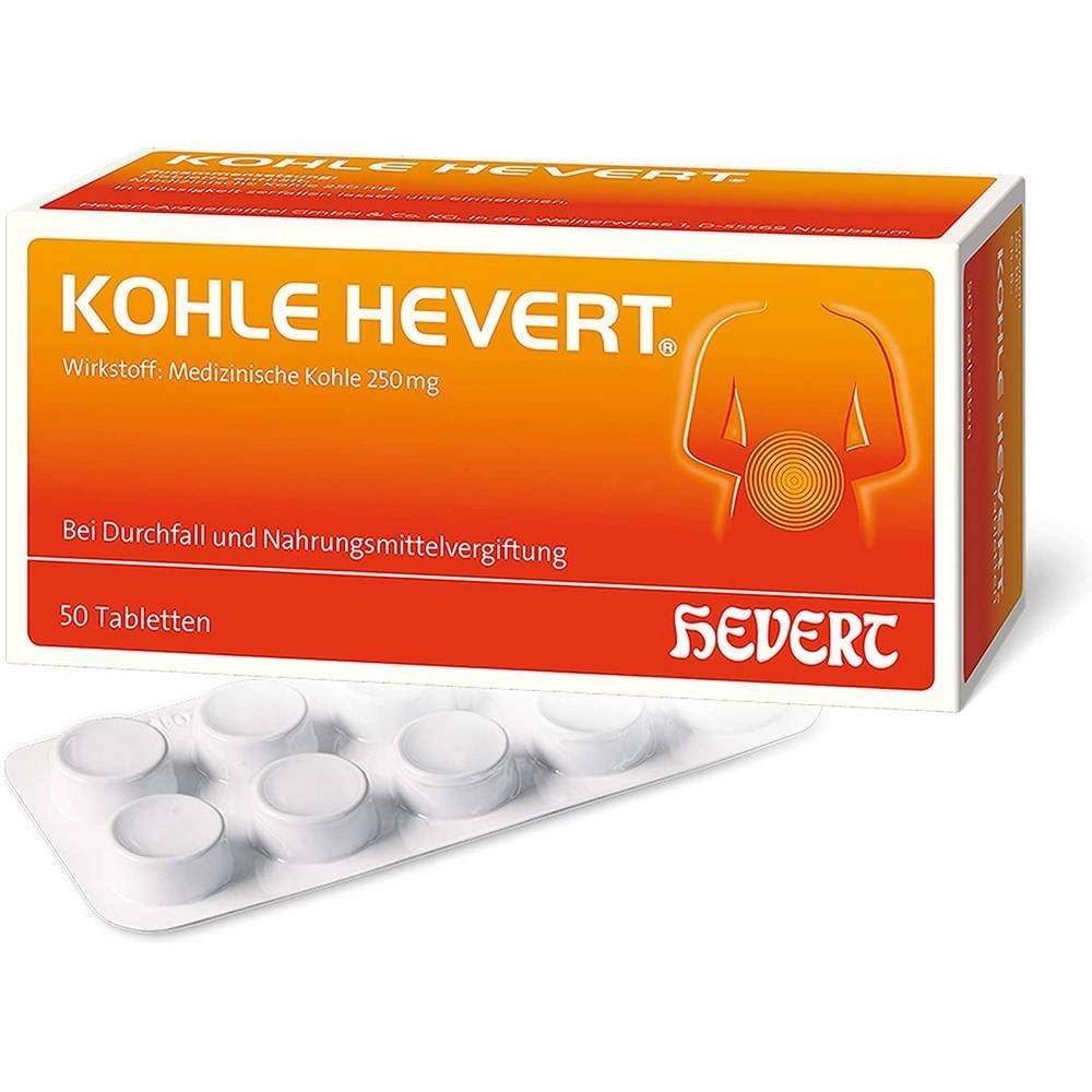 kohle hevert tablets 50 pcs Kohle Hevert Tablets 50 pcs