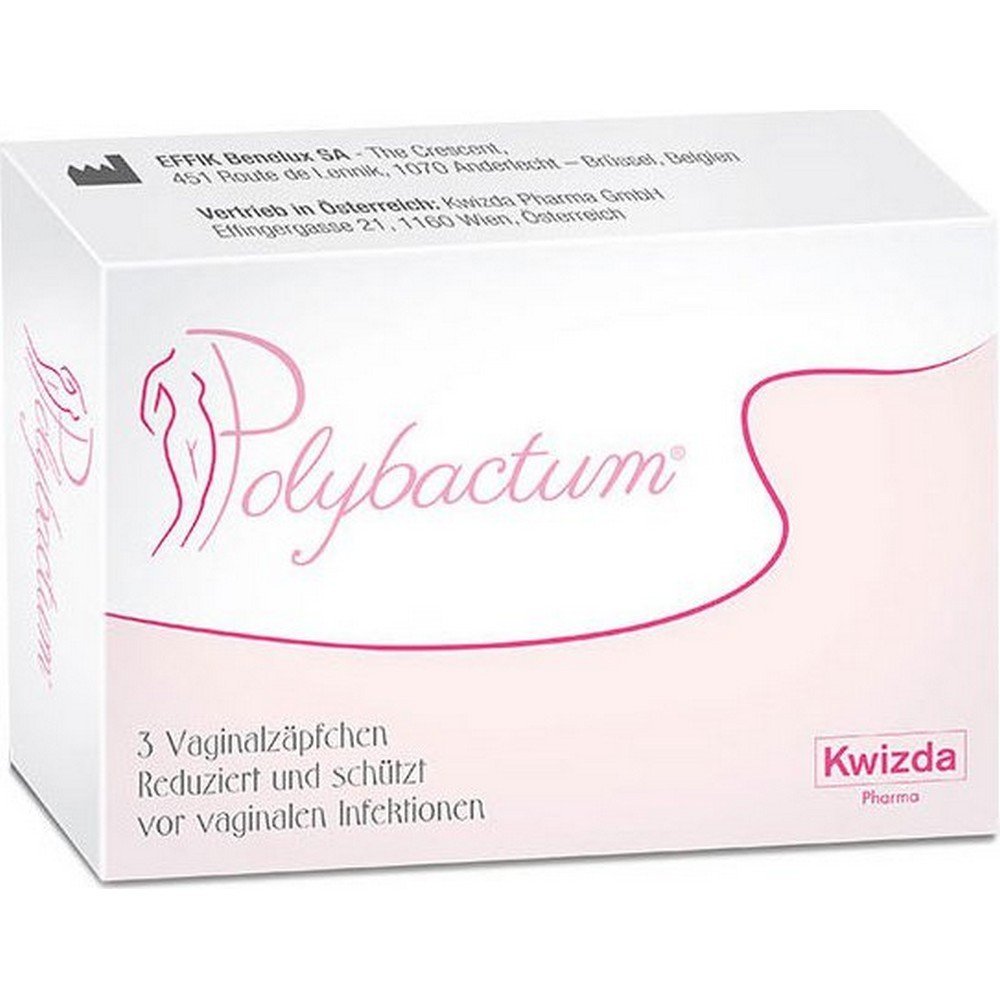 kwizda polybactum vaginal suppositories 3 pieces Kwizda Polybactum Vaginal Suppositories 3 pcs