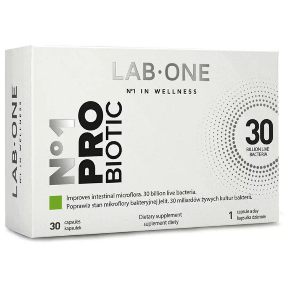 lab one n°1 probiotic probiotic dietary supplement 30 caps Lab One N°1 Probiotic Dietary Supplement 30 Capsules
