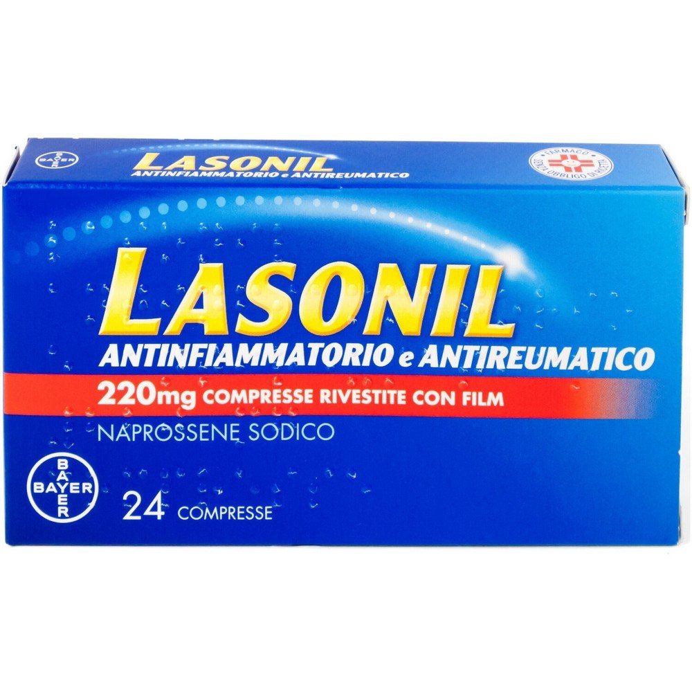 lasonil anti inflammatory antirheumatic 220 mg 24 tablets Lasonil Antinfiammatorio Antireumatico 220mg Tabletten 24 Stück