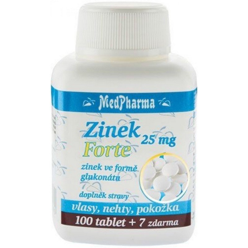 medpharma zinc 25 mg forte 107 tab MedPharma Zinc 25 mg Forte 107 tab