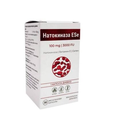 Natokinase with Vitamin E and Selenium 100mg/3000 FU 30