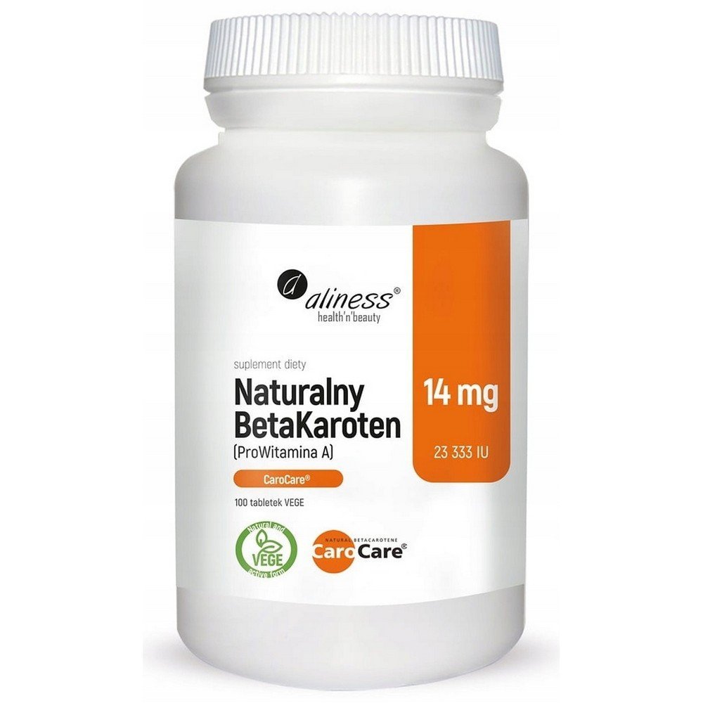natural beta carotene aline pro vitamin a vegetables Aliness Natural Beta-Carotene Pro Vitamin A