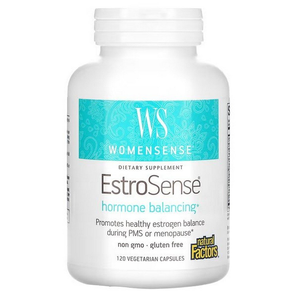 natural factors womensense estrosense hormone balance for women 120 herbal capsules Natural Factors WomenSense EstroSense – 120 Capsules