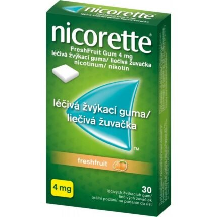 Nicorette Freshfruit 4mg Kaugummis 30 Stück