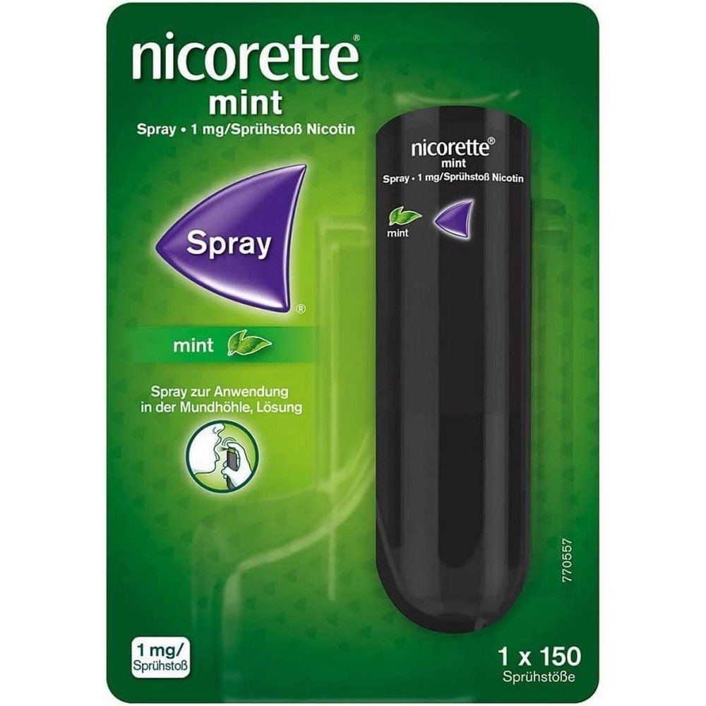 nicorette mint spray 1 mgspray 1 pc NICORETTE Mint Spray 1 mg/spray, 1 pc
