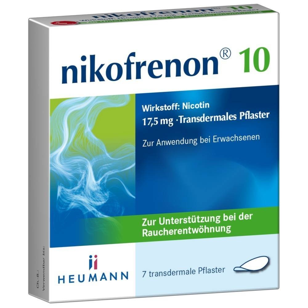 nikofrenon 10 heumann transdermal patches 28 pcs NIKOFRENON 10 Heumann transdermal patches, 28 pcs