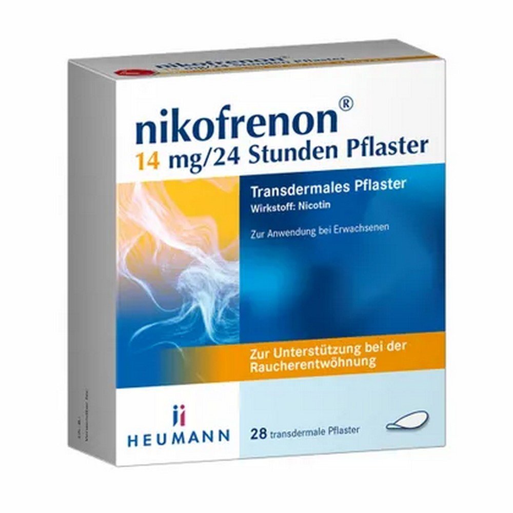 nikofrenon 14 mg24 hours patch transdermal 28 pcs NIKOFRENON 14 mg/24 hours patch transdermal, 28 pcs